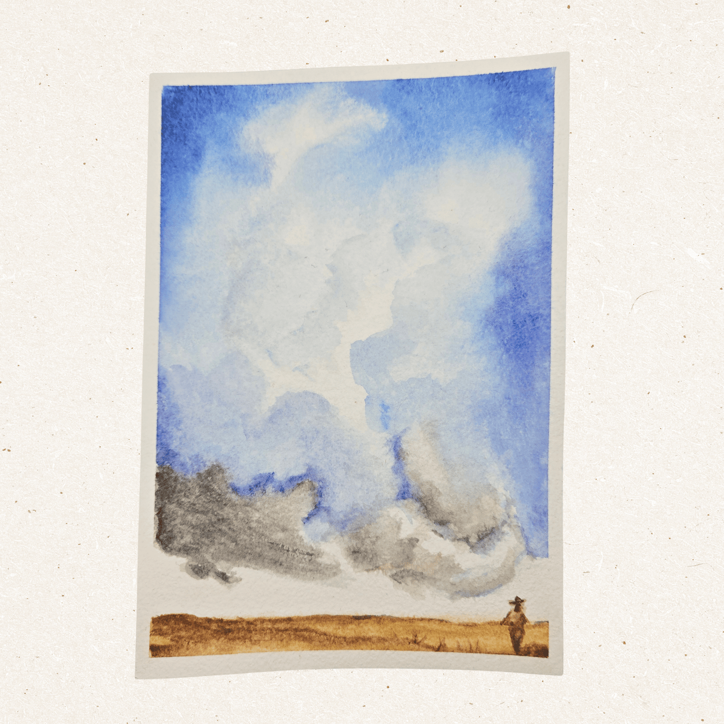 Before the Storm — Original Watercolor Painting