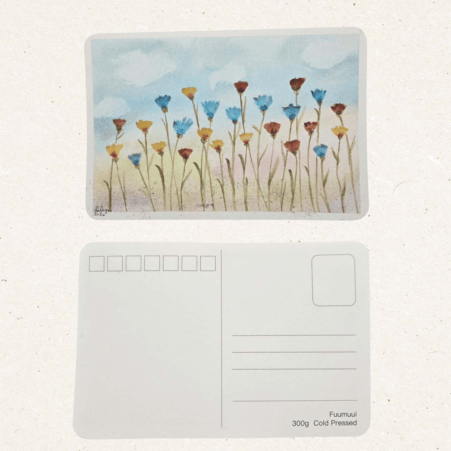 Wildflower Meadow Postcard