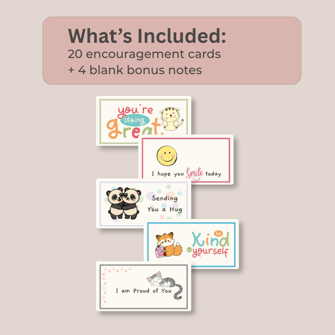 Little Notes From Home – Printable Encouragement Notes for Kids