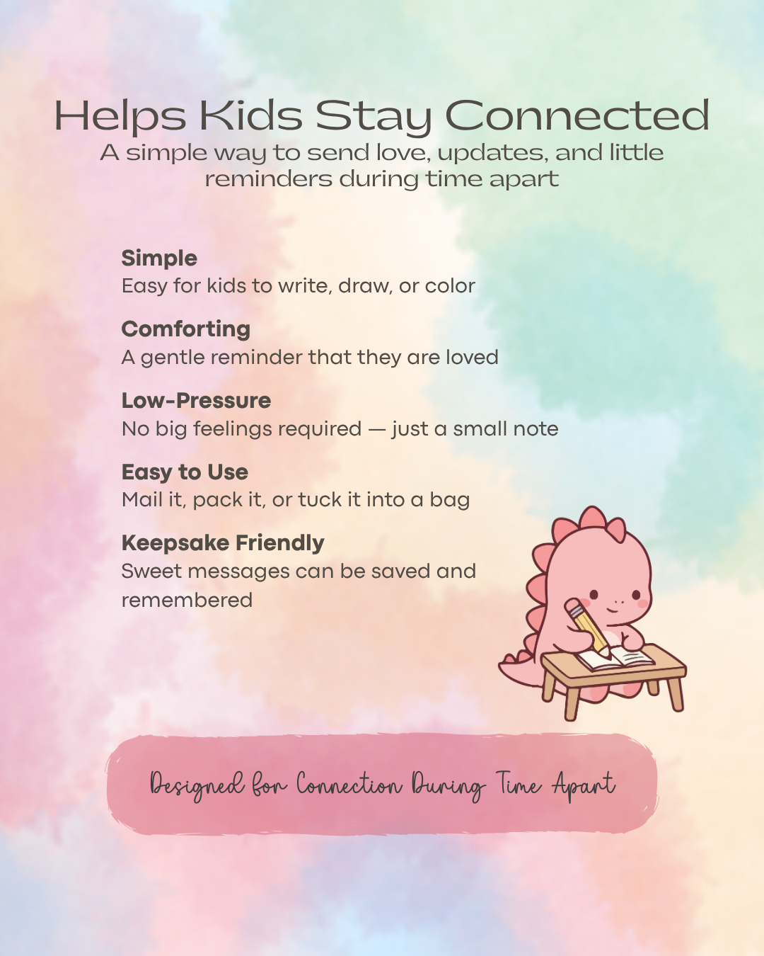 Printable Postcards for Kids Away from Home